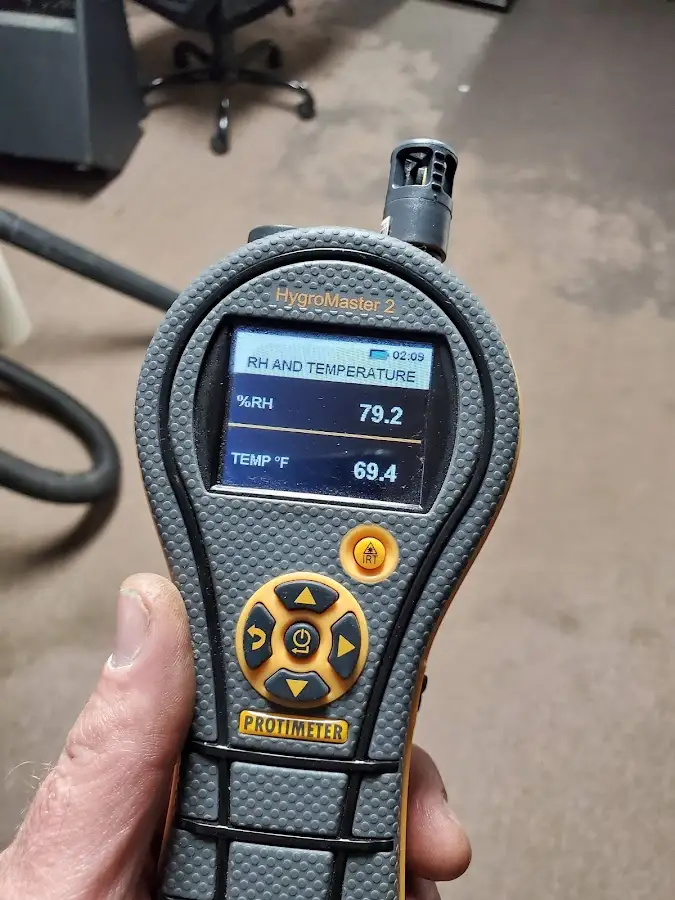 Moisture meter humidity assessment for Fire & Smoke Damage Restoration in Corona