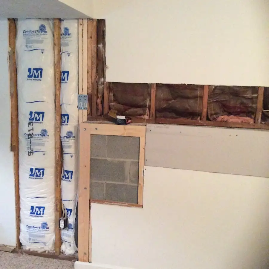 Wall insulation replacement during Contents Cleaning & Restoration in Corona